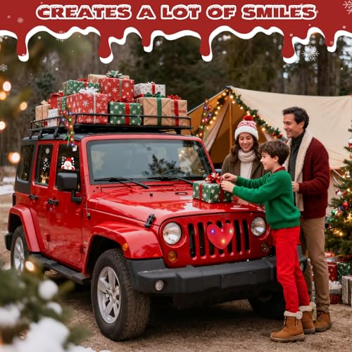 Christmas Reindeer Antlers for Cars With LED Lights W152