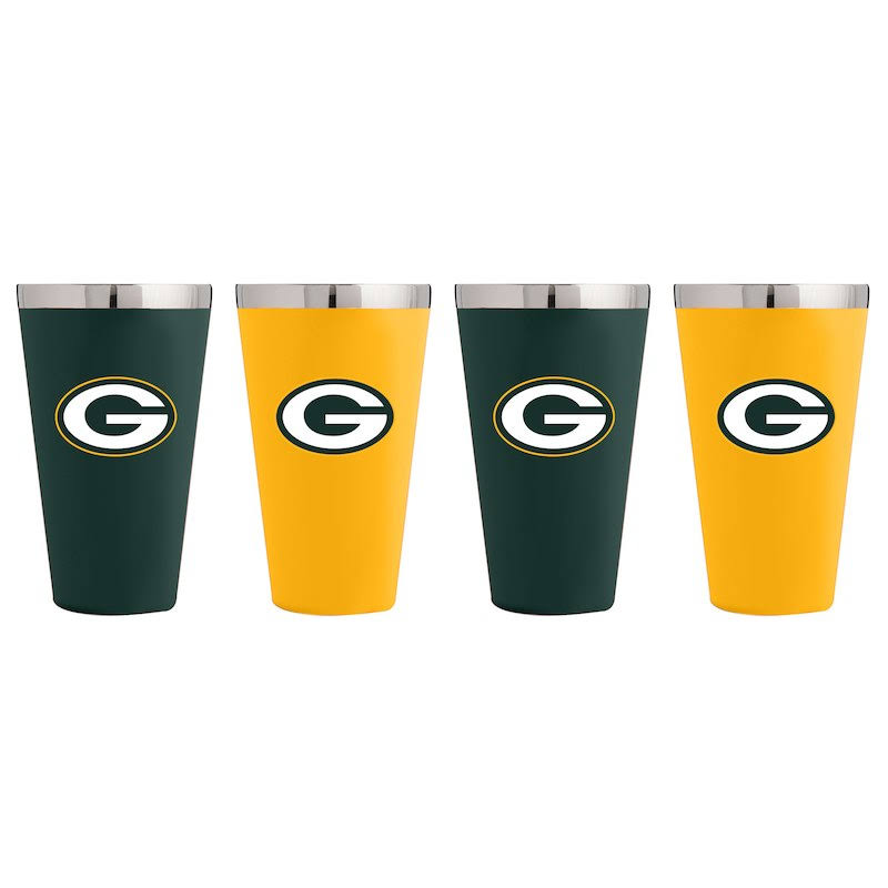 4-Pack Matte Color Stainless Steel Pint N82783