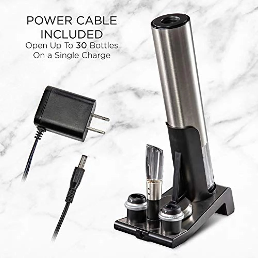 Electric Wine Opener 7-Piece Set W5955