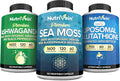 Irish Sea Moss Ashwagandha Liposomal Glutathione Capsules M5915