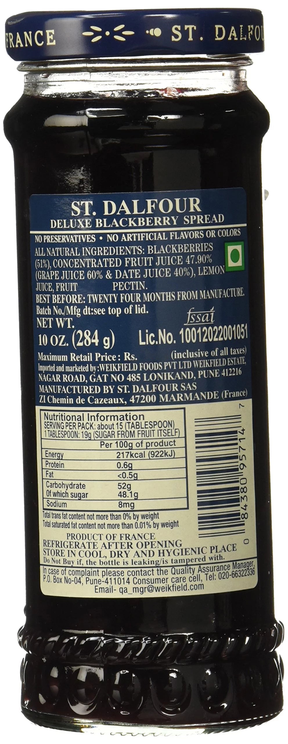 Black Raspberry Fruit Conserve 10 Ounce Pack of 6 B944