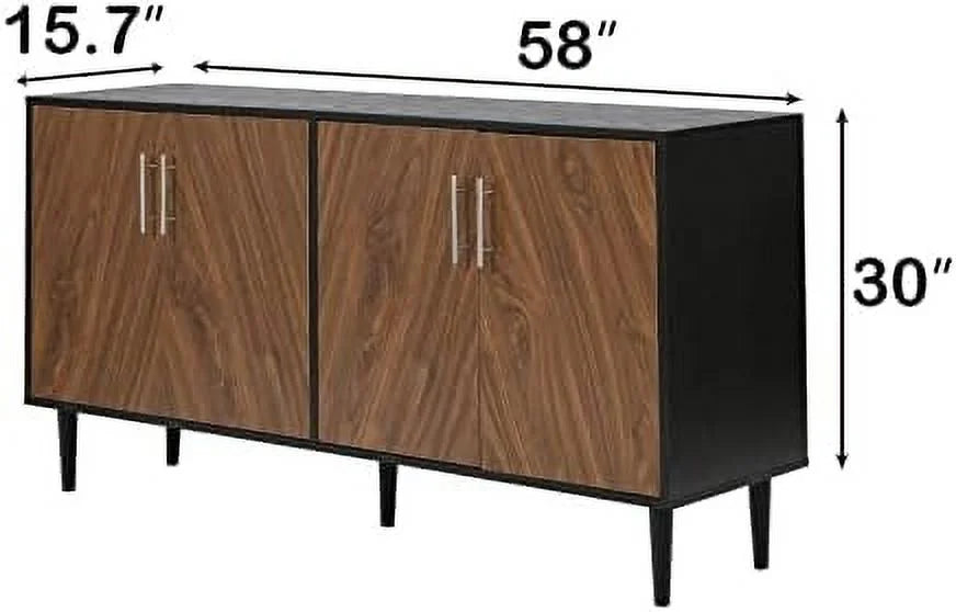 Black 4 Door Sideboard N586972