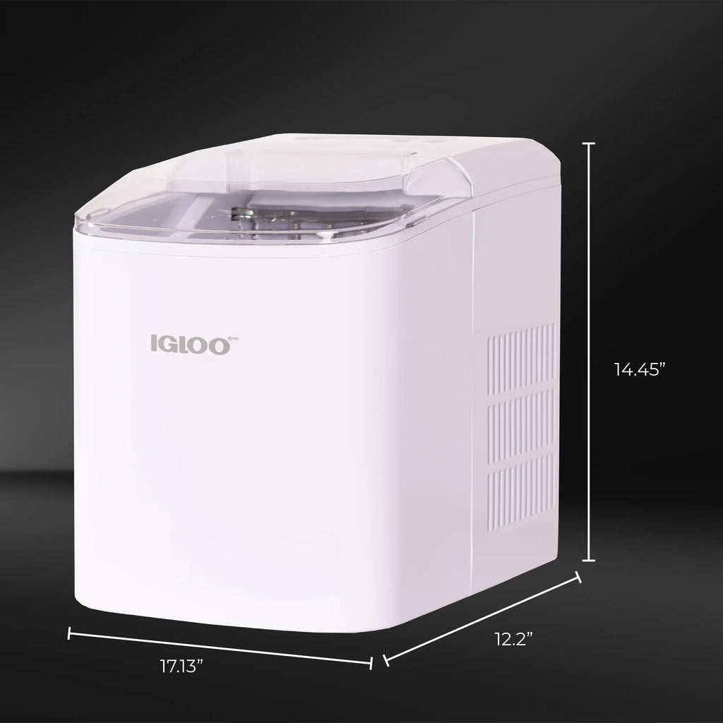 Automatic Portable Countertop Ice Maker Machine White H326