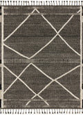 Beige Charcoal 7'9 x 9'9 Rug M7858