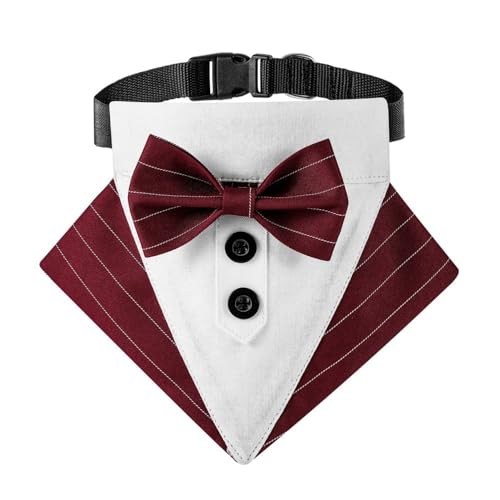 Adjustable Dog Bowtie Bandana W64695