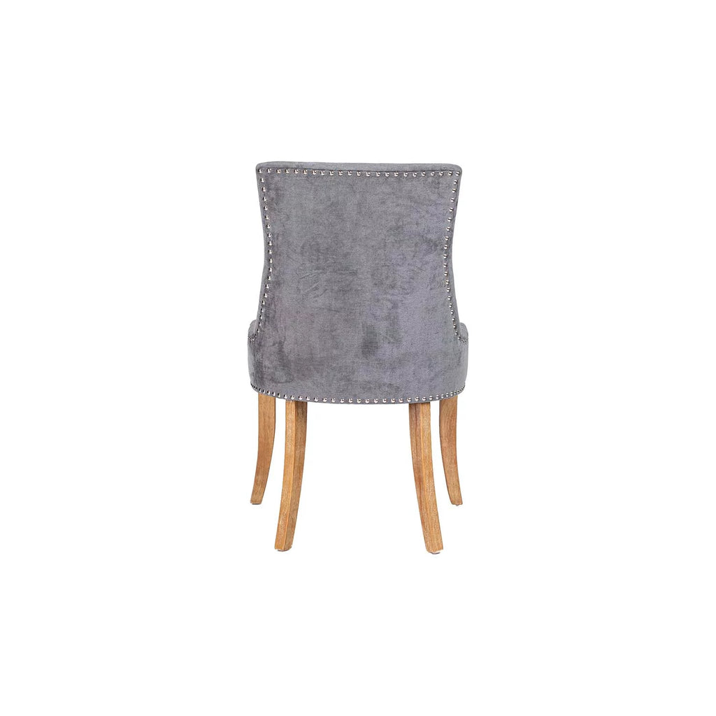 Upholstered Dining Chair Set of 2 with Solid Wood Legs L71952