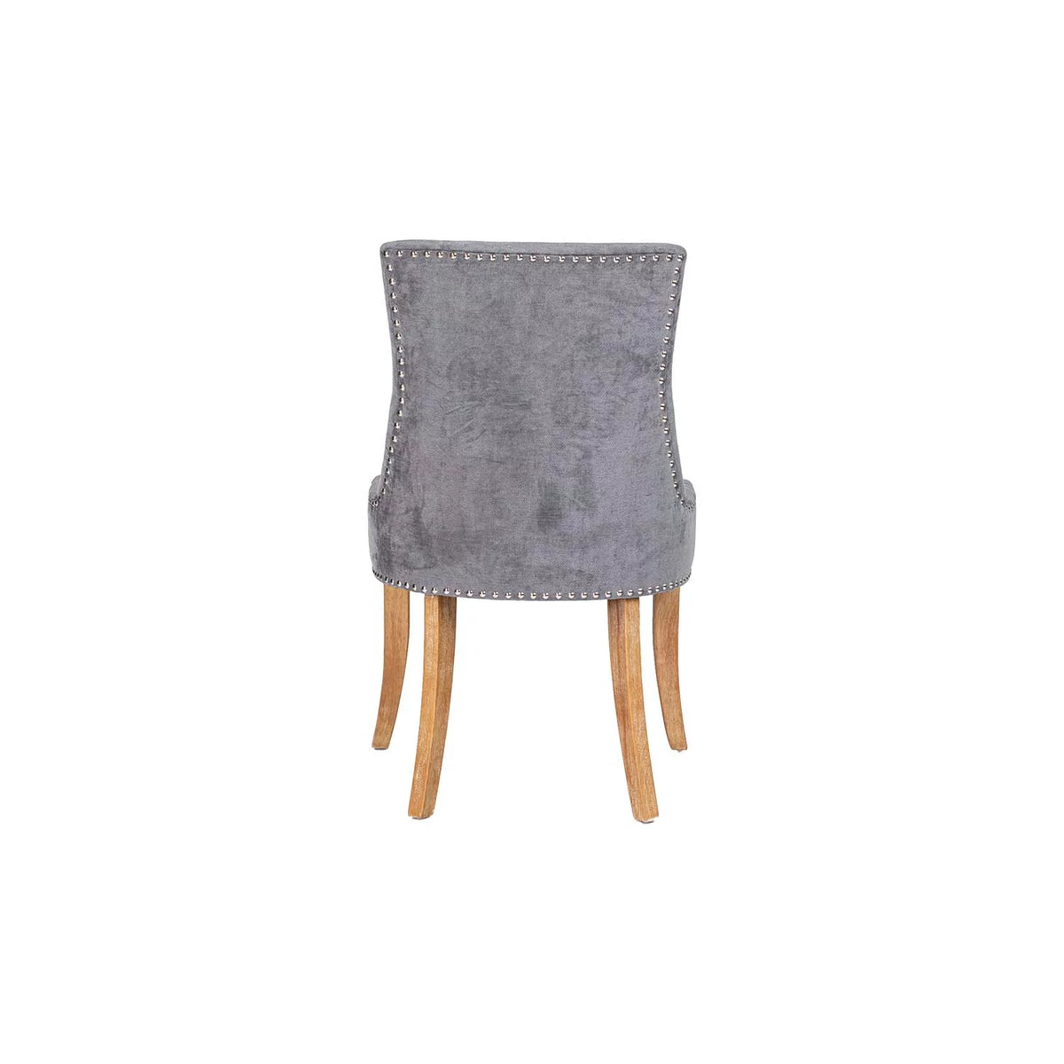 Upholstered Dining Chair Set of 2 with Solid Wood Legs L71952