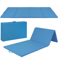 Folding Gymnastics Mat 4-Panel Exercise Floor Mats M834914