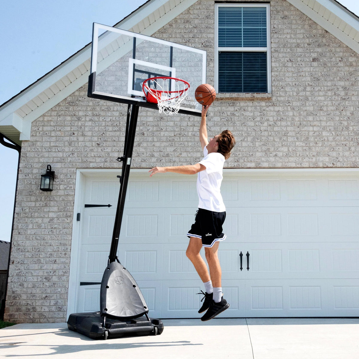 54 In. Shatter-proof Polycarbonate Portable Basketball Hoop System C3045