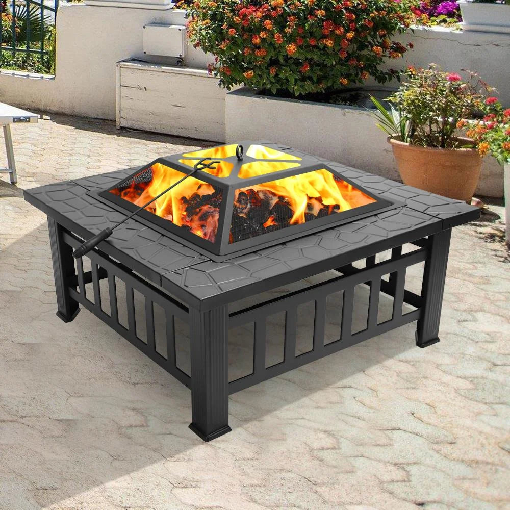 Wooden 32 Metal Fire Pit H947629