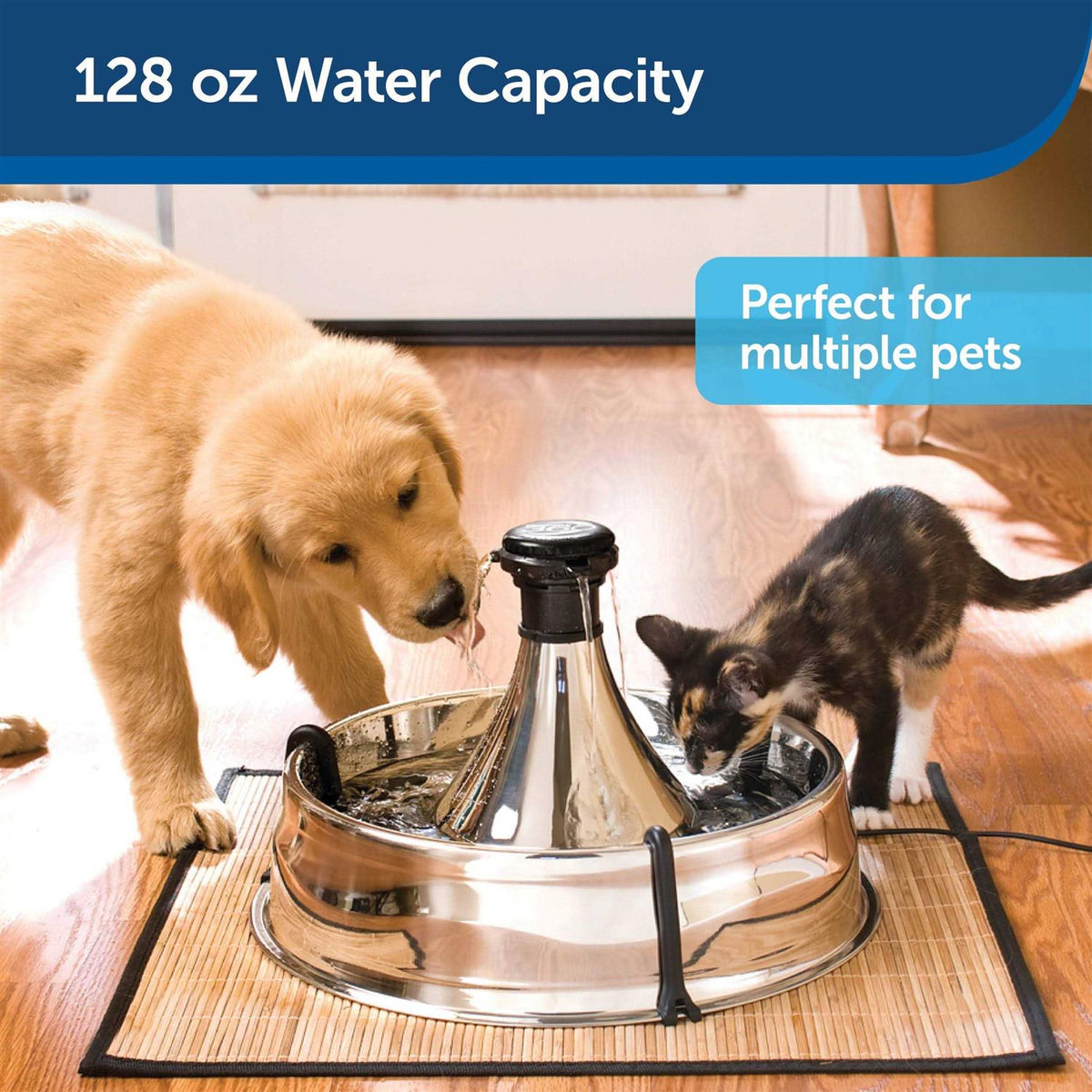Stainless Steel Pet Fountain E1304