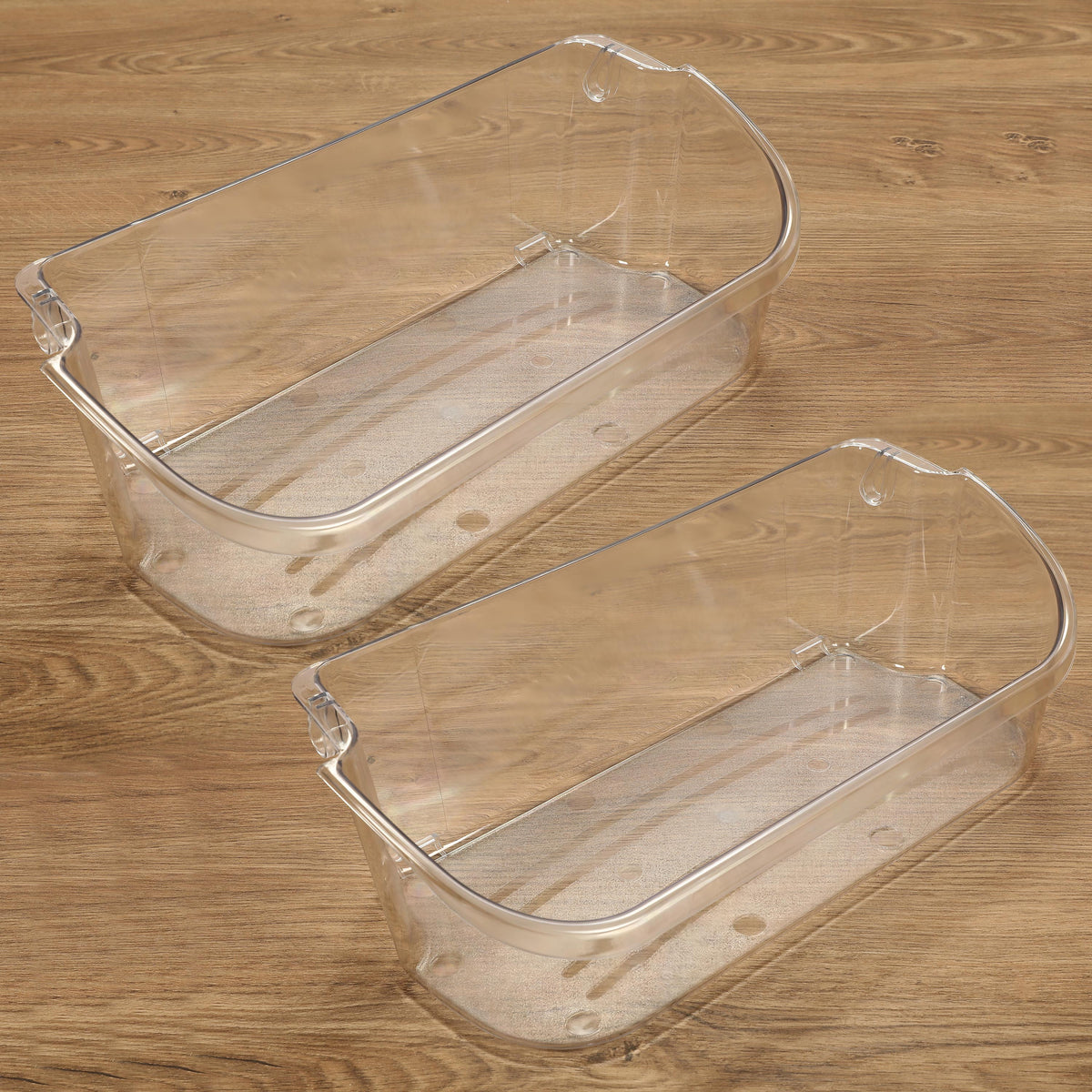 Clear Gallon Door Bin Shelf 2 Pack O6234