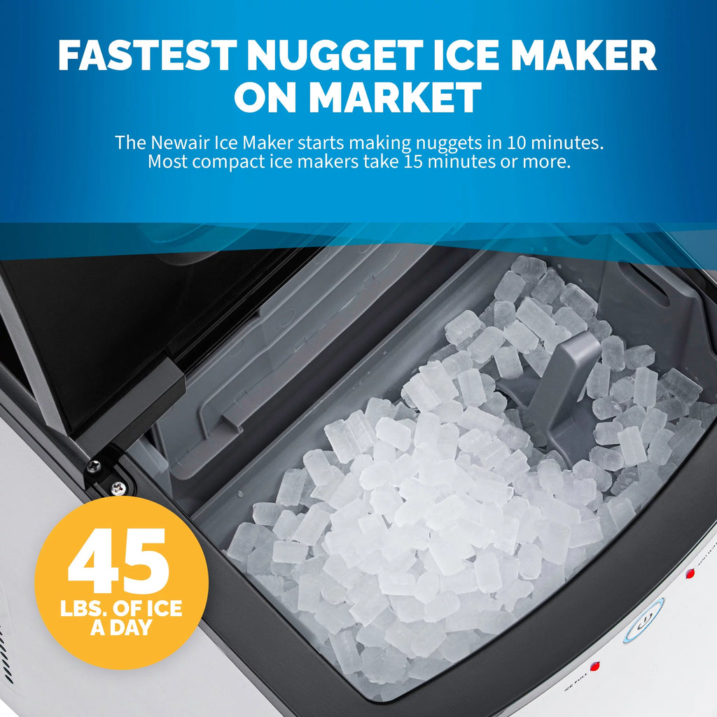 45lb. Nugget Countertop Ice Maker with Self-Cleaning Function F3121