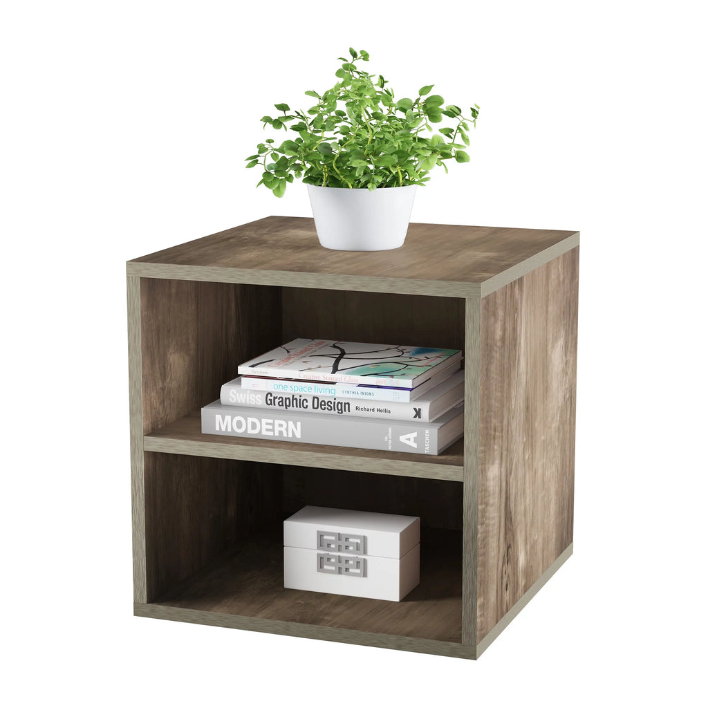 2 Shelf End Table O663