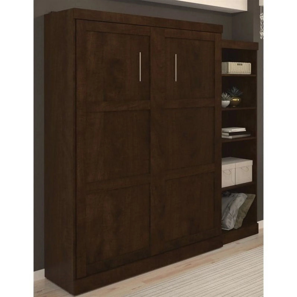 Queen Wall Bed with Storage Q704816