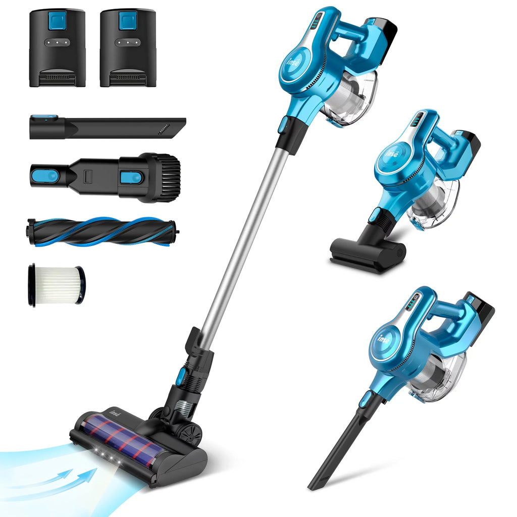 Cordless Vacuum Cleaner with 2 Batteries E2918