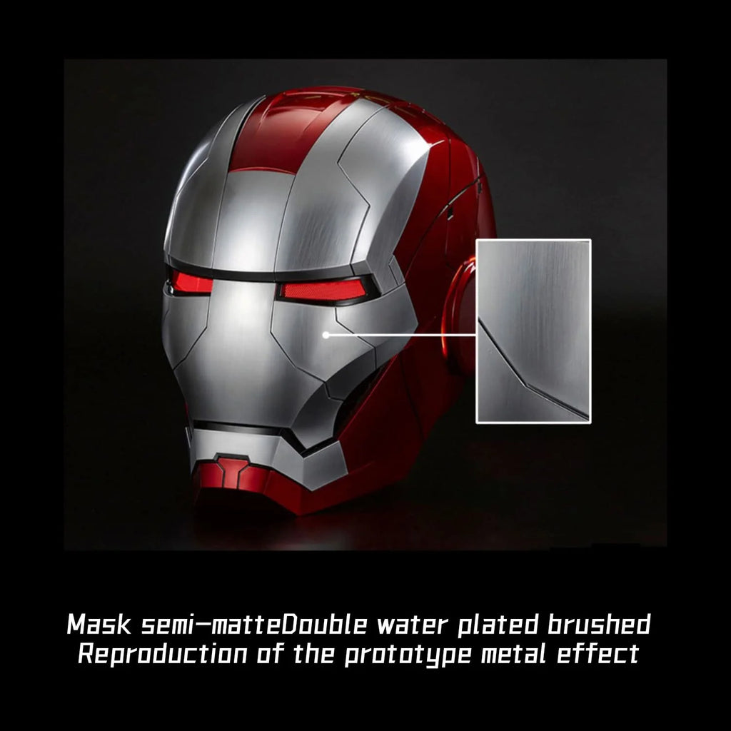 Wearable Electronic Helmet with Sounds & LED Eyes 1:1 Model F844
