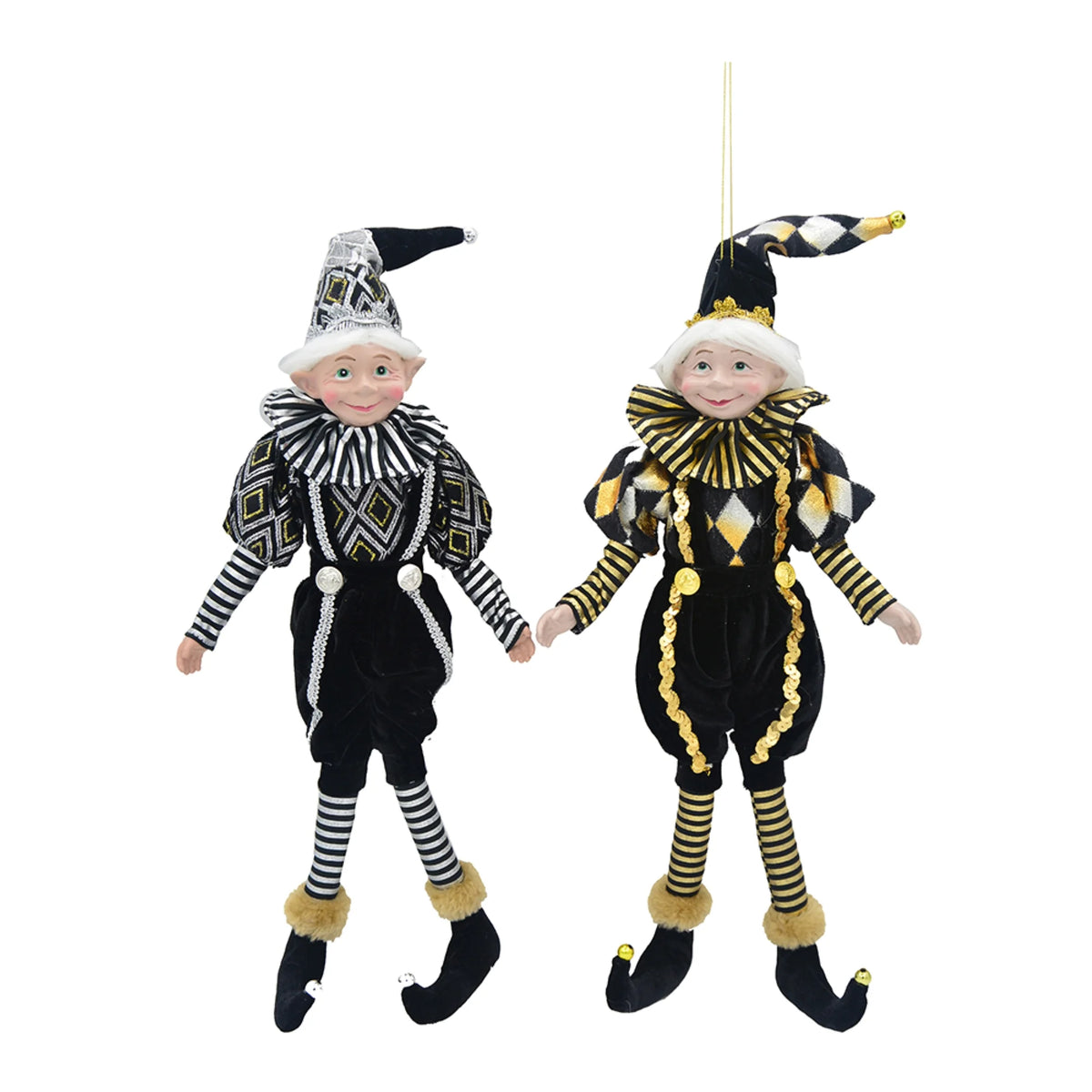 Black and White Hanging Figures H85603