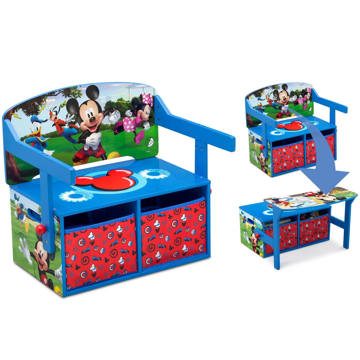 Blue 2-in-1 Activity Bench and Desk B73785