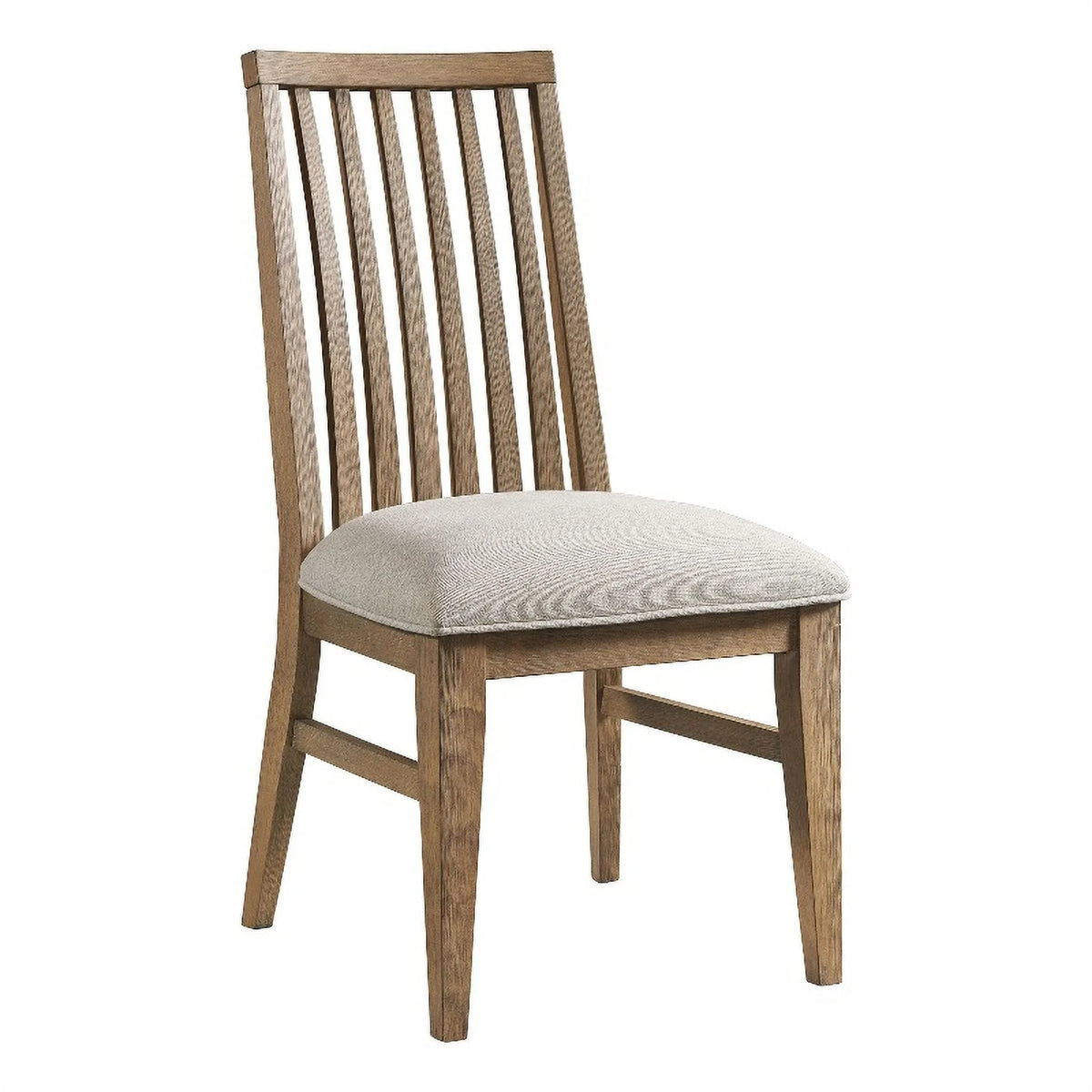 Wood Slat Back Chair Set of 2 Y425