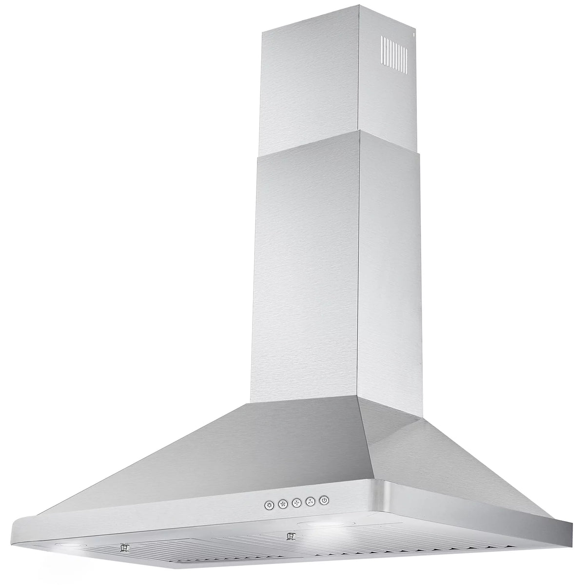 2 Piece Gas Range and Wall Mount Range Hood Kitchen Appliance Bundle L4682