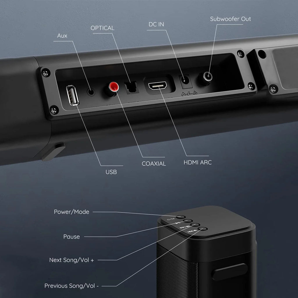 2.1 CH Soundbar with Subwoofer N31379