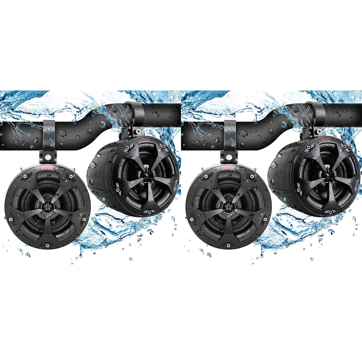 4 Inch 800W Waterproof Marine Speaker System (2 Pairs) E7209