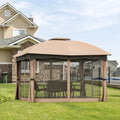 12' x 10' Heavy Duty Steel Gazebo F601092