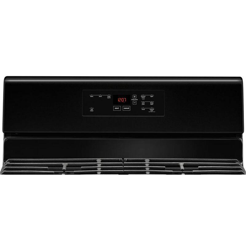 Gas Range with 5th Oval Burner in Black F972