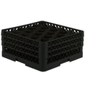 Black 20 Compartment Rack with 3 Extenders S137732