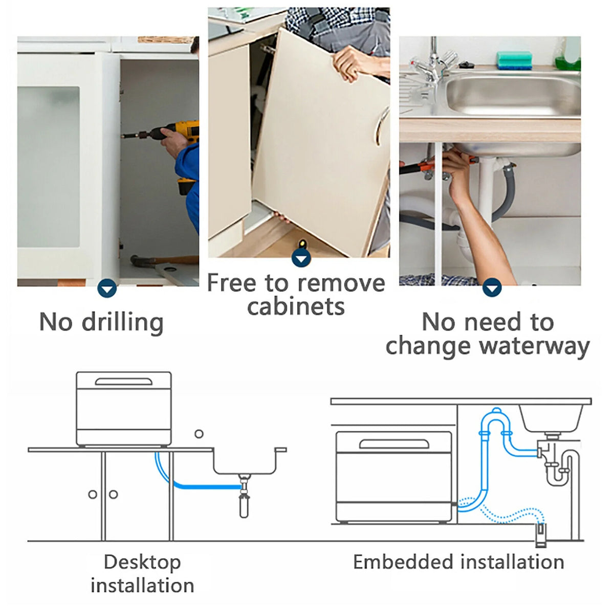 Portable Dishwasher 1200W J826334