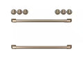 Gas Range Handle and Knob Kit in Brushed Bronze J783